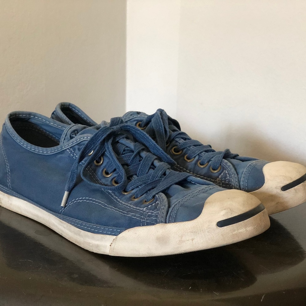 Men's Blue Converse Jack Purcells Size 10